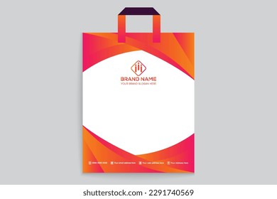 Design der abstrakten Einkaufstaschen