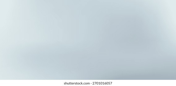 Gradient abstract silver fluid background, foil blend, metal mirror texture blurred smooth, gray color design. Chrome mesh modern wallpaper or banner poster cover. Vector illustration. 