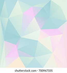 Gradient abstract square triangle background. Pink, yellow and grey polygonal backdrop for mobile application and web. Trendy geometric abstract banner. Corporative flyer design. Mosaic style.