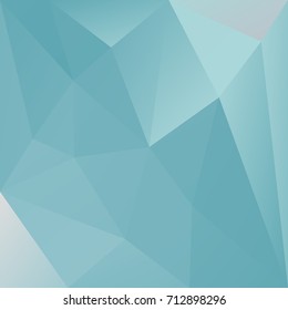 Gradient abstract square triangle background. Grey, yellow and turquoise colored polygonal backdrop for business presentation. Trendy geometric abstract banner. Corporative flyer design. Mosaic style.