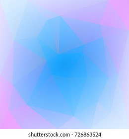 Gradient abstract square triangle background. Vibrant rainbow multicolored polygonal backdrop for mobile application and web. Trendy geometric abstract banner. Corporative flyer design. Mosaic style.