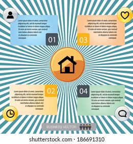 gradient abstract step vector illustration 