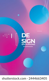 Gradient abstract style background design.