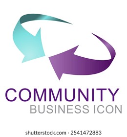 Logotipo de la empresa de tecnología abstracta de gradiente