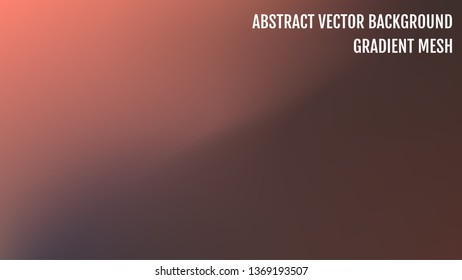Gradient abstract vector background. Blurred color backdrop. Vector illustration for your graphic design, banner, poster.