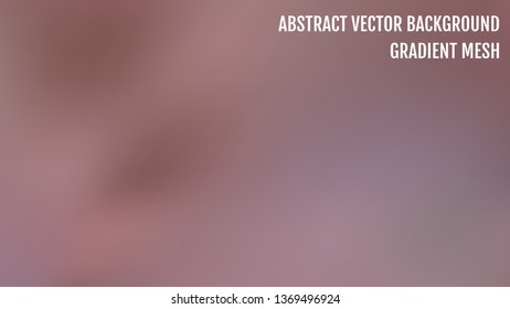 Gradient abstract vector background. Blurred color backdrop. Vector illustration for your graphic design, banner, poster.