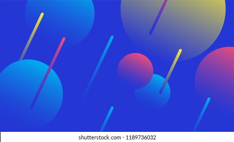Gradient abstract vector background. Minimal geometric illustration. Digital agency website design concept.