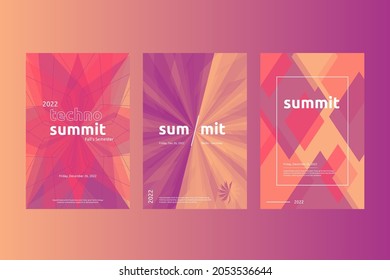 Gradient abstract vector poster. It can be used for event poster or educational events.