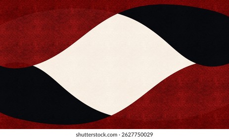 Gradient abstract wave background design illustration. Red curve