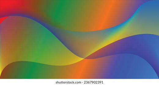 Gradient abstract wave background wallpaper with a color theme. It serves as a wall background featuring a color wave line pattern soft lines and shapes. This is a vector illustration