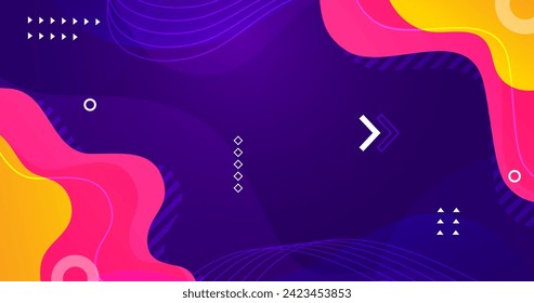 Diseño de vectores de fondo ondulado abstracto de gradiente en eps 10