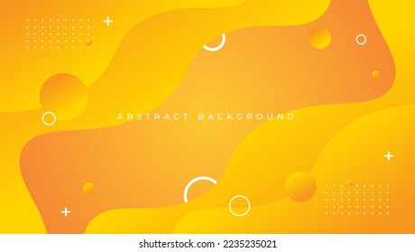 diseño de fondo amarillo abstracto de gradiente