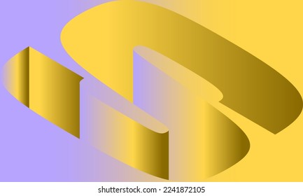 fondo amarillo abstracto degradado con formas s