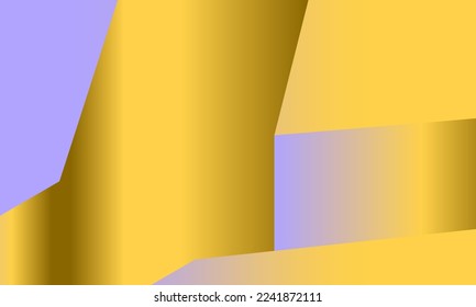 gradient abstract yellow background with y shapes