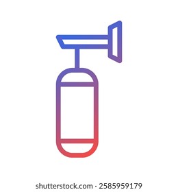 Gradient Aerosol Sprayer Vector Illustration