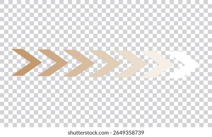  Gradient Arrow Sequence Leading to a Destination