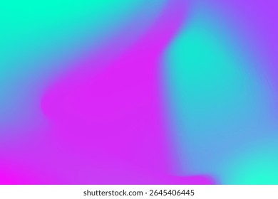 Trabalho artístico gradiente com cores vívidas se misturando perfeitamente em um estilo abstrato, apresentando transições suaves entre tons de rosa, roxo e azul-petróleo, perfeito para designs digitais modernos