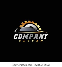 gradient auto parts logo design