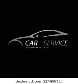 gradient automobile car service logo template