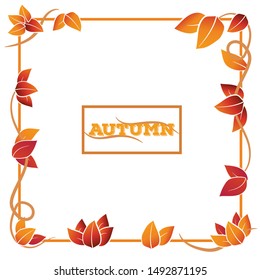 Gradient Autumn Theme frame background