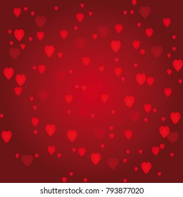Gradient backgraund whith red heart