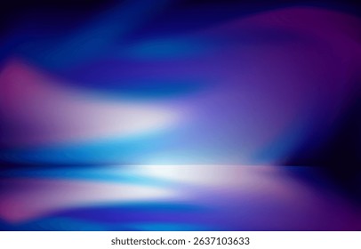 gradient background with abstract design and blue color. vector illustration
