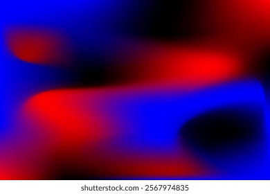 Gradient background. Abstract vector watercolor shape. Multicolor neon hologram liquid backgrounds. Design template with bright combination of colors.