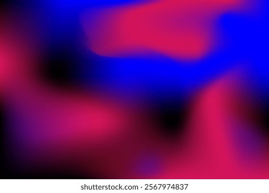 Gradient background. Abstract vector watercolor shape. Multicolor neon hologram liquid backgrounds. Design template with bright combination of colors.