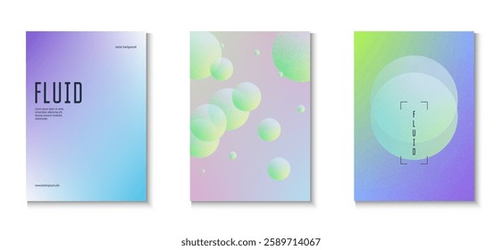 Gradient Background. Aesthetic Bright Illustration. Grainy 3d Design. Digital Poster. Pink Texture Triangle Set. Holographic Shape. Vibrant Banner. Blue Gradient Background