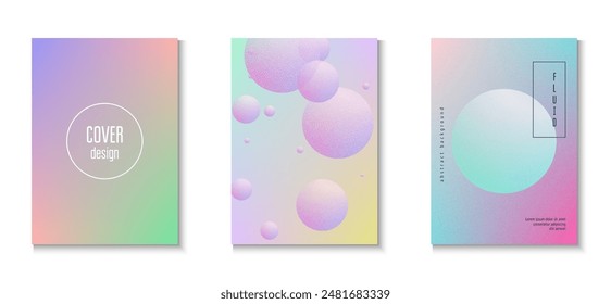Fondo de degradado. Astronauta Ilustración Moderna. Afiche del holograma. Conjunto Abstractas Granulado Azul. Anuncio vibrante. Diseño triangular. Cartel de textura mínima. Fondo degradado púrpura