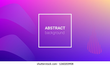 Gradient Background. Banner Design Composition. Modern Geometric Pattern. Horizontal Orientation. Gradient Background.