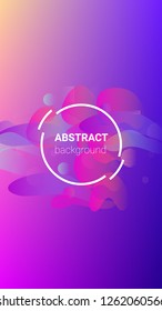 Gradient Background. Banner Design Composition. Modern Geometric Pattern. Horizontal Orientation. Gradient Background.