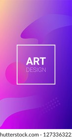Gradient Background. Banner Design Composition. Horizontal Orientation. Modern Geometric Pattern. Gradient Background.