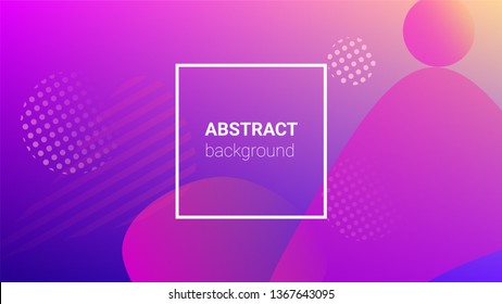 Gradient Background. Banner Design Composition. Modern Geometric Pattern. Horizontal Orientation. Gradient Background.