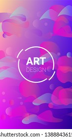 Gradient Background. Banner Design Composition. Modern Geometric Pattern. Horizontal Orientation. Gradient Background.