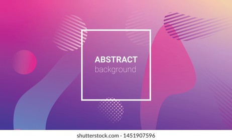 Gradient Background. Banner Design Composition. Horizontal Orientation. Modern Geometric Pattern. Gradient Background.