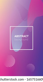 Gradient Background. Banner Design Composition. Horizontal Orientation. Modern Geometric Pattern. Gradient Background.