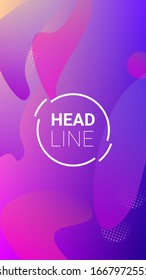 Gradient Background. Banner Design Composition. Modern Geometric Pattern. Horizontal Orientation. Gradient Background.