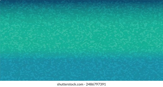 Gradient background basic color turquoise green blue neon noise texture header cover poster design. vector