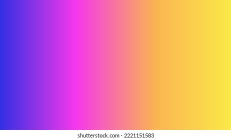 Gradient background beautiful neon colors blue pink yellow colorful vector