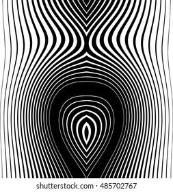 Gradient background with black lines. Gradient lines background vector pattern. black lines from thick to thin.