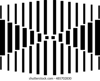 Gradient background with black lines. Gradient lines background vector pattern. black lines from thick to thin.