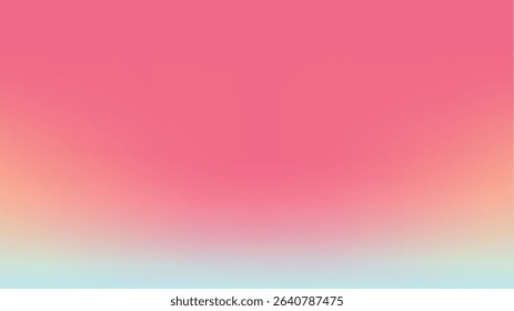 Gradient background blending pink and aqua tones.