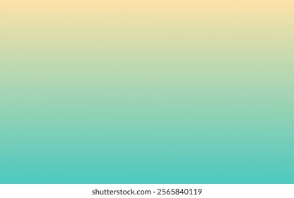 a gradient background blending soft yellow at the top and turquoise at the bottom.