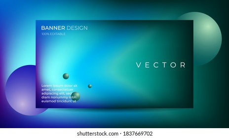 gradient background with blue color and mesh blur effect. vector illustration