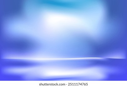 Farbverlauf-Hintergrund mit blauer Farbe. Vektorgrafik. abstrakter Designhintergrund