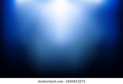 fundo de gradiente com cor azul. ilustração de vetor