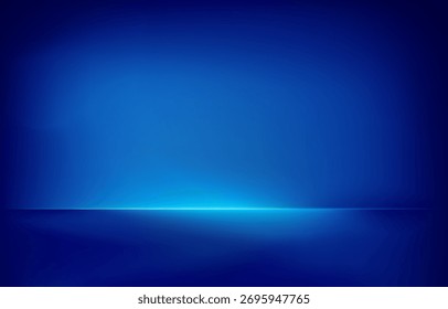 Farbverlauf-Hintergrund mit blauer Farbe. Vektorgrafik