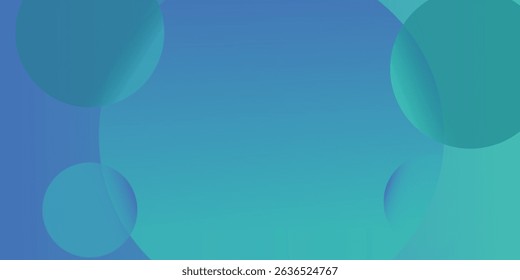 Gradient background from blue to green  abstract background Simple modren art nice. 