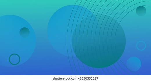 Gradient background from blue to green, abstract background 